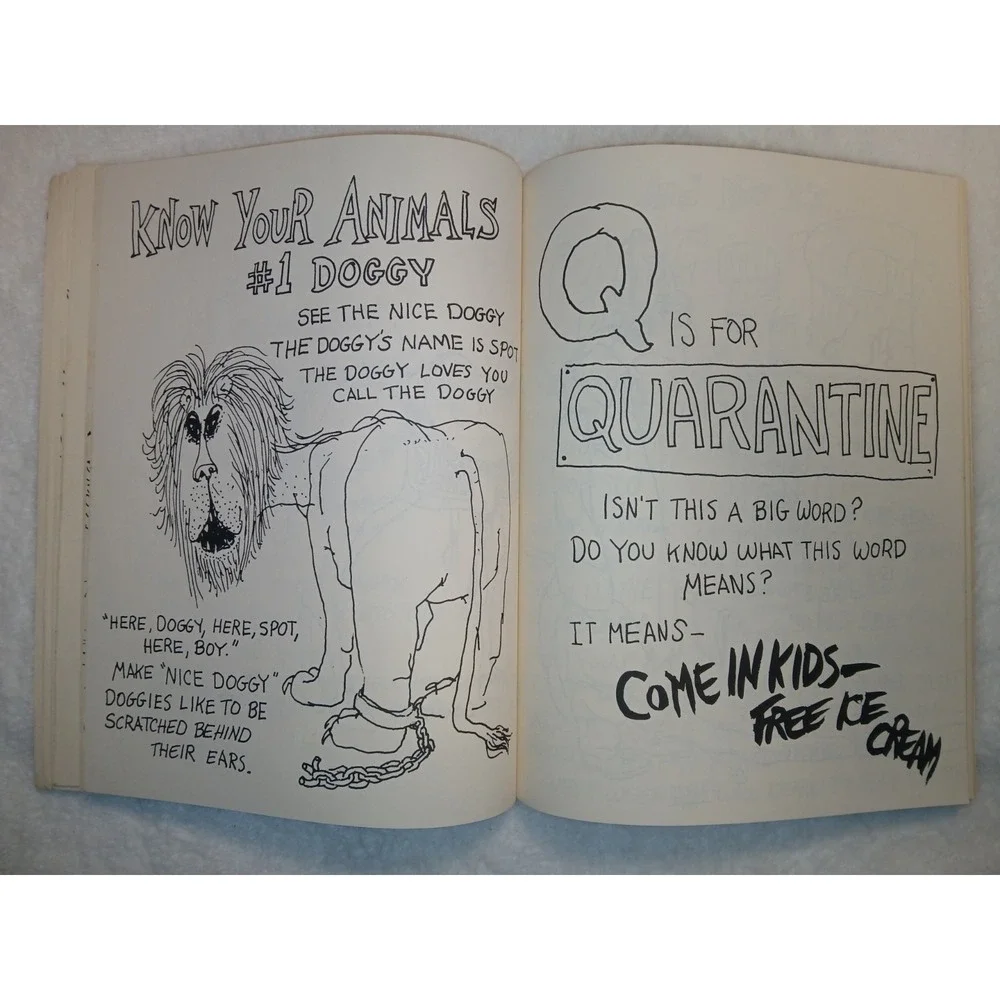 Shel Silverstein Uncle Shelby's ABZ BOOK  1961 Paperback Nice!‎